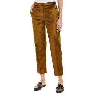 rag & bone Poppy Velvet Pants Olive
Straight Leg Metallic Jewel Tone Gold 0